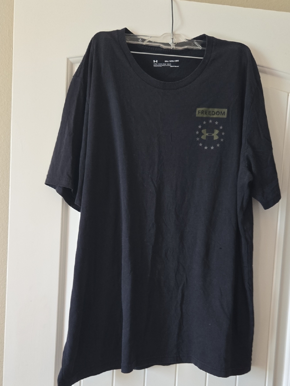 Under Armour Black Short-Sleeve Freedom Graphic Tee